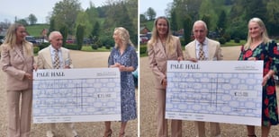 Palé Hall Hotel owners donate £30,000 to horse racing charities