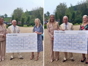 Palé Hall Hotel owners donate £30,000 to horse racing charities
