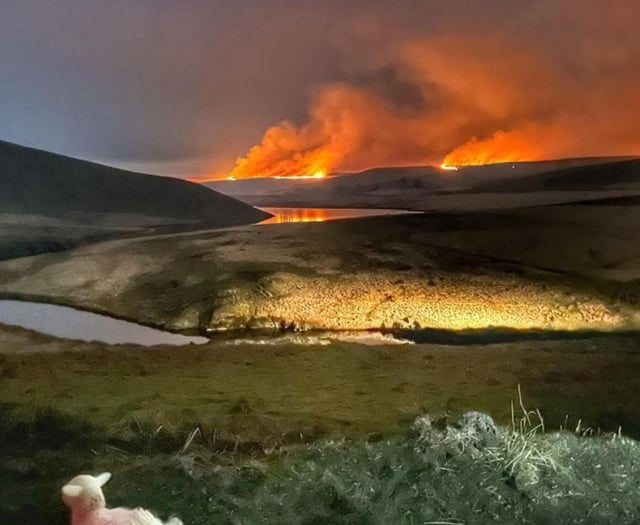 People warned not to venture into Elan Valley as fires burn
