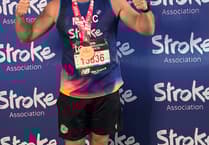 Gwynedd college tutor runs London Marathon a decade after suffering stroke