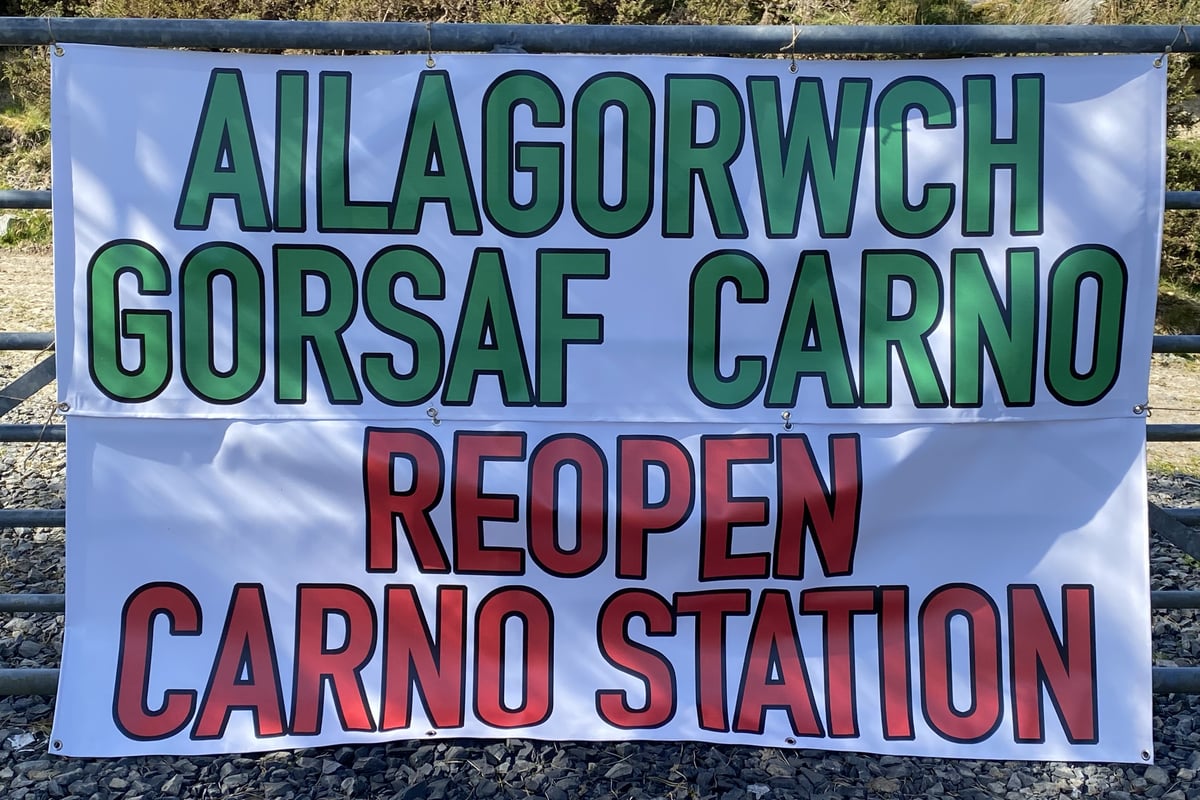 Which Senedd candidates would get one mid Wales station reopened? visual