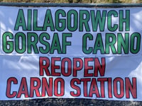 Which Senedd candidates would get one mid Wales station reopened?