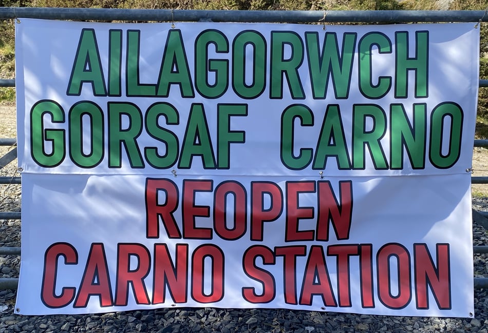 Which Senedd candidates would get one mid Wales station reopened?