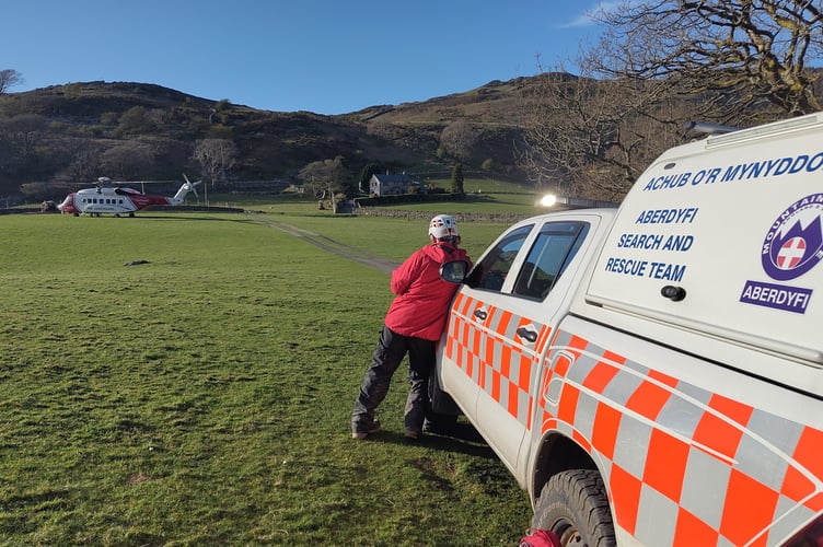Aberdyfi Search and Rescue Team had a quiet Easter but the end of March was busy. Photo: Aberdyfi Search and Rescue Team
