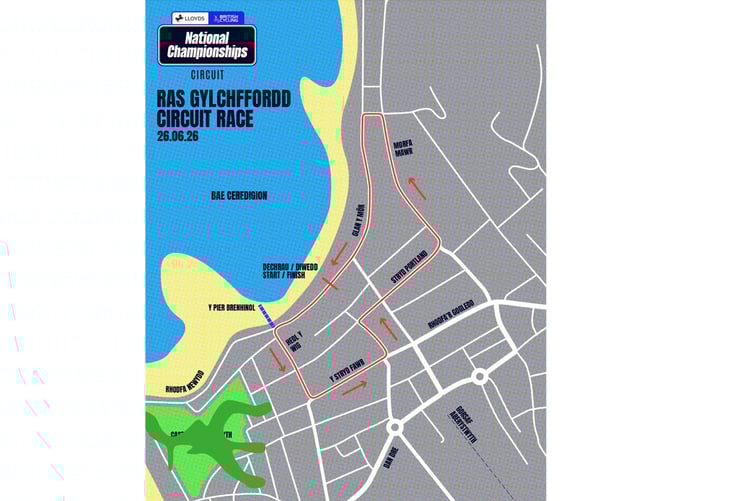Circuit Race Route: Aberystwyth