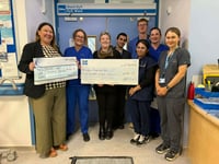 Nia Gore donation aids Bronglais Hospital's respiratory unit