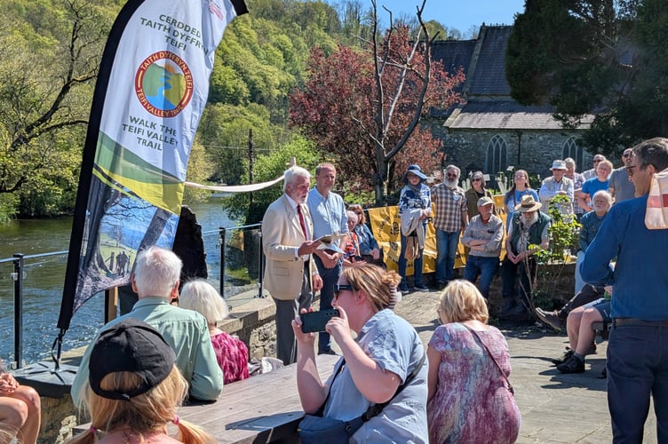 Trail and its new guidebook were officially launched in Llandysul, on Saturday 25 April, 