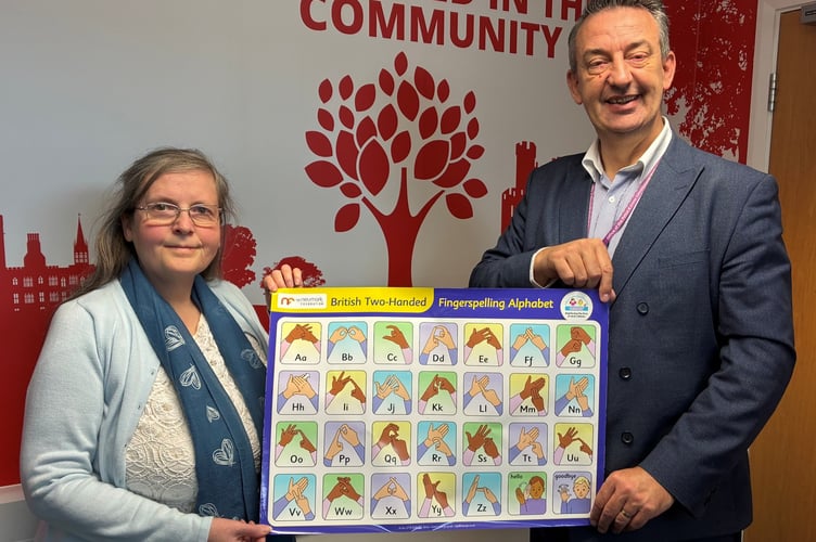 Paula Williams and North Wales PCC Andy Dunbobbin