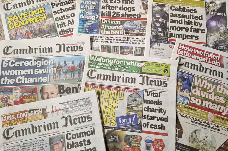 Cambrian News has a long record of political independence - and that remains so. 