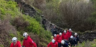 South Snowdonia Search Team rescue two men with ankle injuries