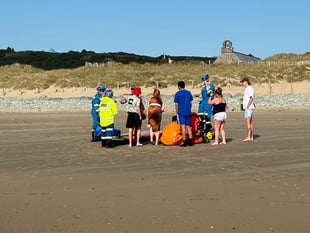 RNLI rescue four paddle boarders blown offshore