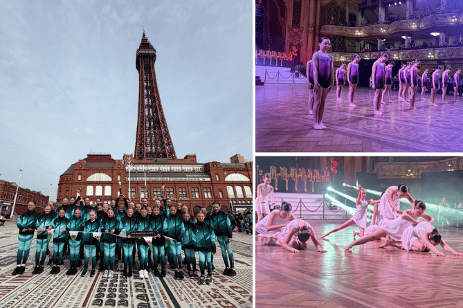 Youngsters from Laura McCabe Dance Academy compete at the famous Blackpool Tower