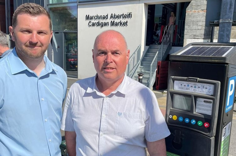 Paul Davies and Samuel Kurtz in Cardigan