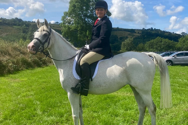 Liz Hughes was a keen rider and runner