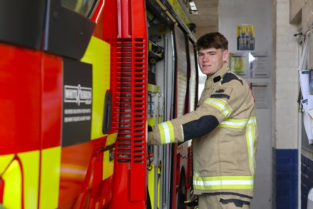 Firefighter balances schoolwork with saving lives