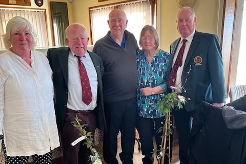Friends and family gathered recently at the clubhouse