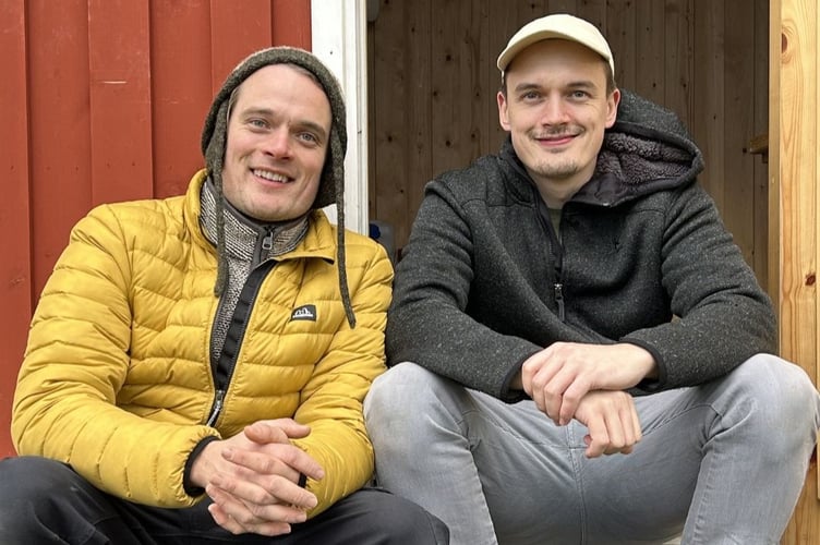 Niku-Naku founders Erannan and Antreas Bent are bringing their Finnish sauna to Tywyn, launching this month. Photo: Niku-Naku