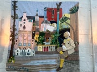 Criccieth Crafters' tapestry unveiled for Portmeirion's centenary