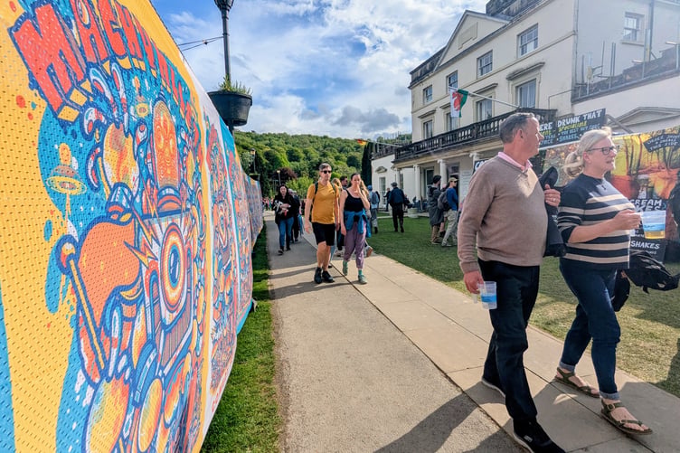 Machynlleth shone for its fifteenth annual comedy festival. Photo: Cambrian News