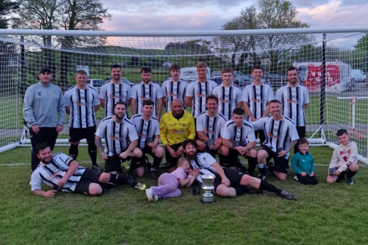Penparcau with the Len & Julia Newman Trophy