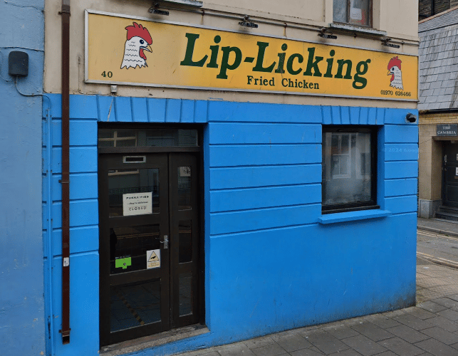 Lip Licking Fried Chicken in Aberystwyth