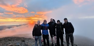 Aberystwyth posties complete three peaks challenge