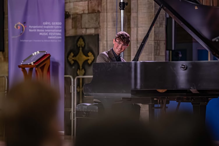Pianist Rufus Edwards won the 2025 Pendine Young Musician of Wales competition