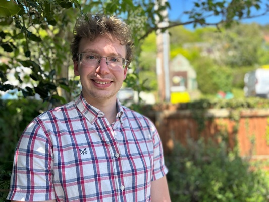 George Riley from Aberystwyth has spoken about his mental health struggles