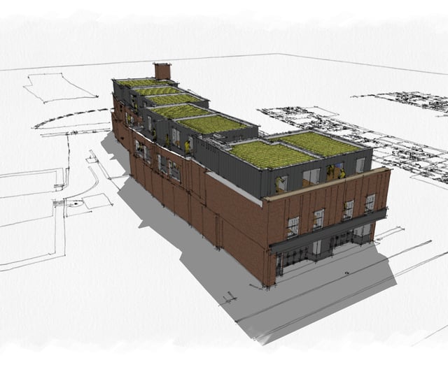 Plans to build 14 flats above Aberystwyth shop