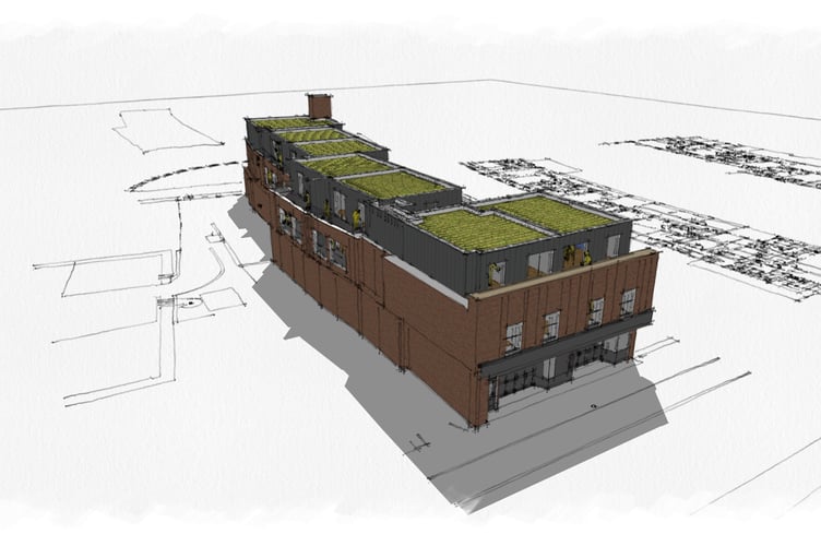 Plans have been hatched for 14 flats above Poundland in Aberystwyth
