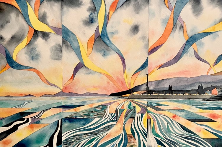 Cool Heat by Borth-based artist Neil Johnson