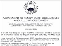 Gwynedd restaurant closes overnight due to rising costs