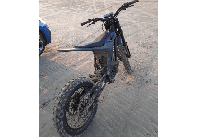 Police seize bike on Gwynedd beach