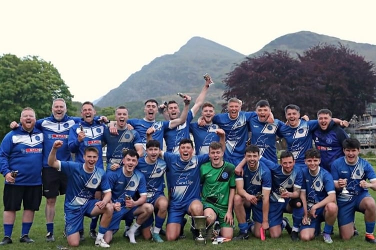 Smiles all around as Nefyn celebrate winning the title