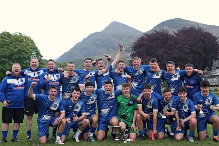 Smiles all around as Nefyn celebrate winning the title