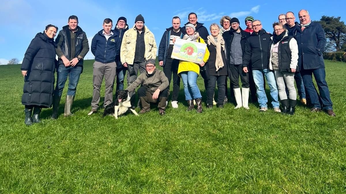 German importers undertake west Wales lamb tour