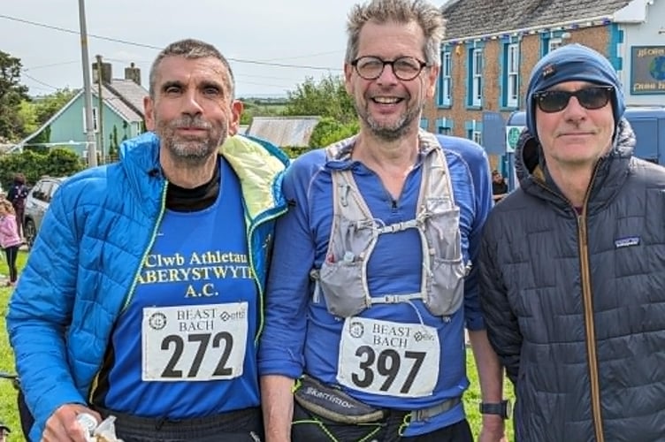 Mel, Mike and John at Preseli