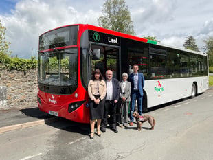 Refurbished buses welcomed to Powys in major step for public transport