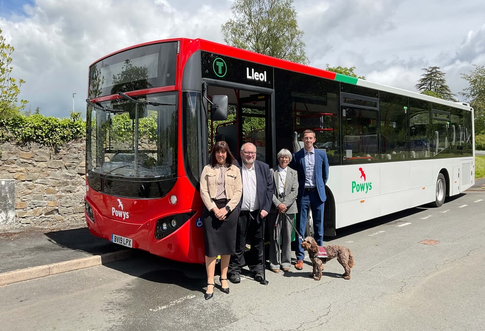Refurbished buses welcomed to Powys in major step for public transport