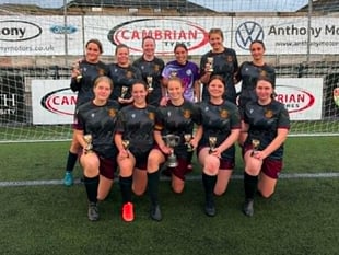 Aber students lift cup as Evans double sinks Bont