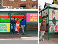 Aberystwyth bus stops transformed into vibrant public artworks