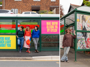 Aberystwyth bus stops transformed into vibrant public artworks