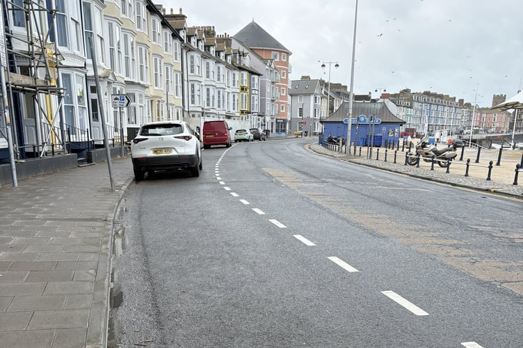 Parking Aberystwyth promenade