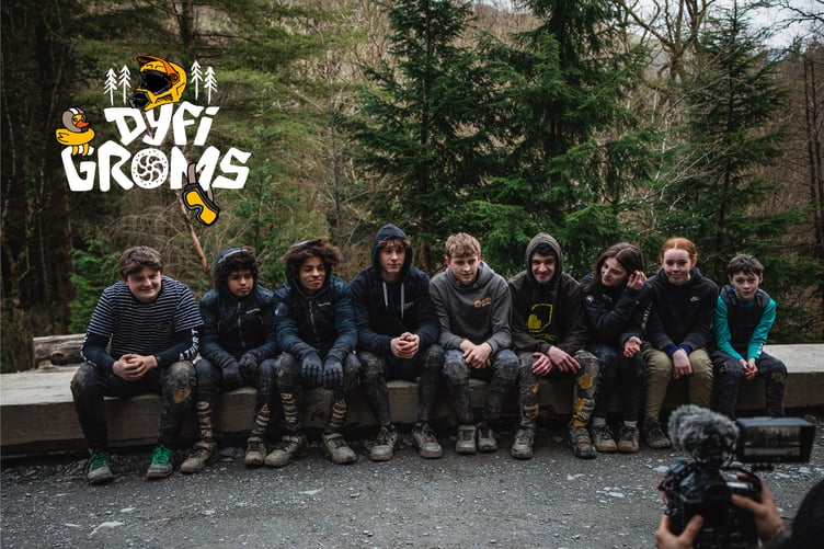 Some of the young people featured in the independent short film.