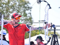 Dyffryn Nantlle para-archer wins third gold medal in eight months