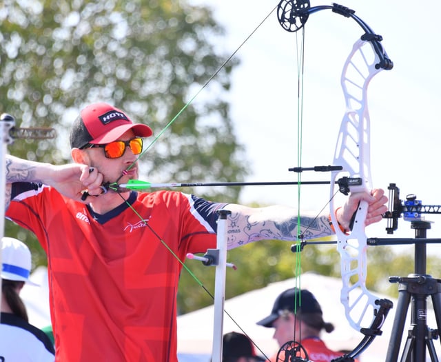 Dyffryn Nantlle para-archer wins third gold medal in eight months
