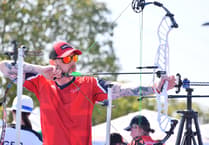 Dyffryn Nantlle para-archer wins third gold medal in eight months