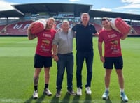 Wrexham manager helps brothers with 60 mile walk for Prostate cancer