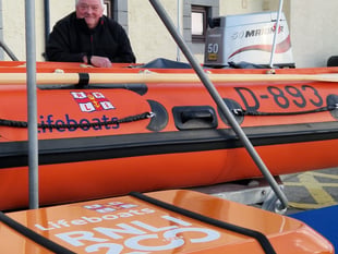Borth lifeboat volunteer awarded for 60 years of service to RNLI