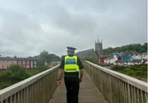 Police search for knives around Aberaeron